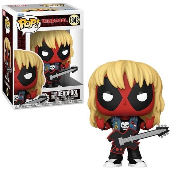 Funko POP Marvel Deadpool - Heavy Metal Deadpool 1343 Bobble-Head