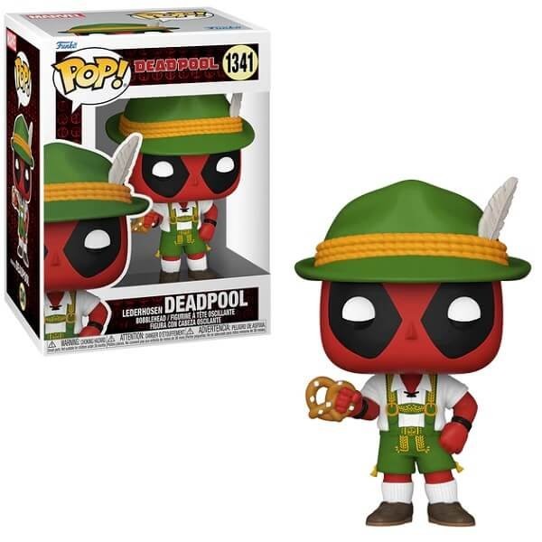 Funko POP Marvel Deadpool - Lederhosen Deadpool 1341 Bobble-Head