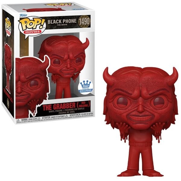 Funko POP Movies The Black Phone - The Grabber (Red Molding) 1490 Vinyl Figure Funko Shop Exclusive