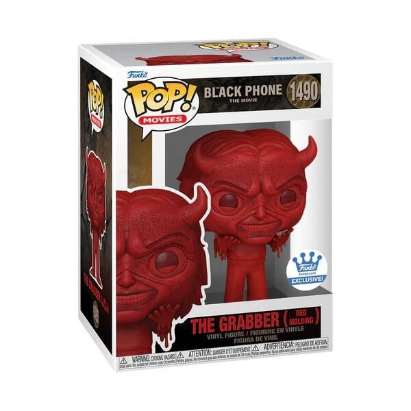 Funko POP Movies The Black Phone - The Grabber (Red Molding) 1490 Vinyl Figure Funko Shop Exclusive