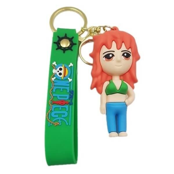 3D Μπρελόκ Σιλικόνης One Piece - Nami 8 εκ.