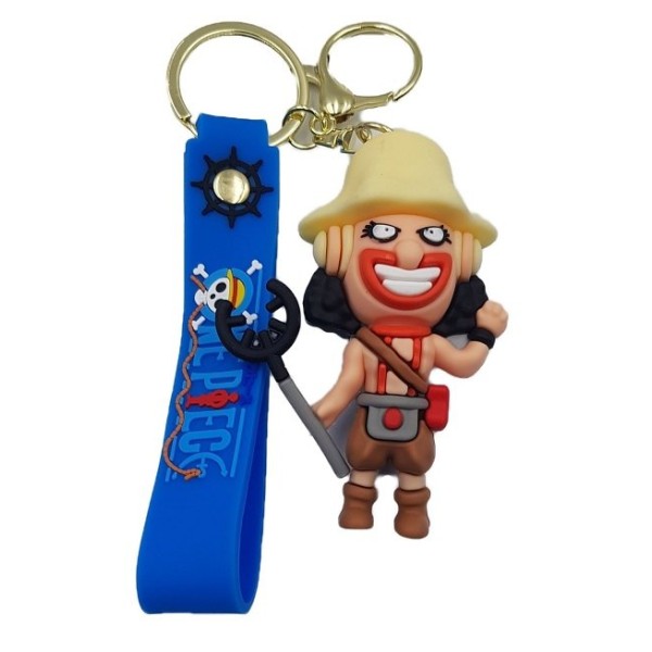 3D Μπρελόκ Σιλικόνης One Piece - Usopp 8 εκ