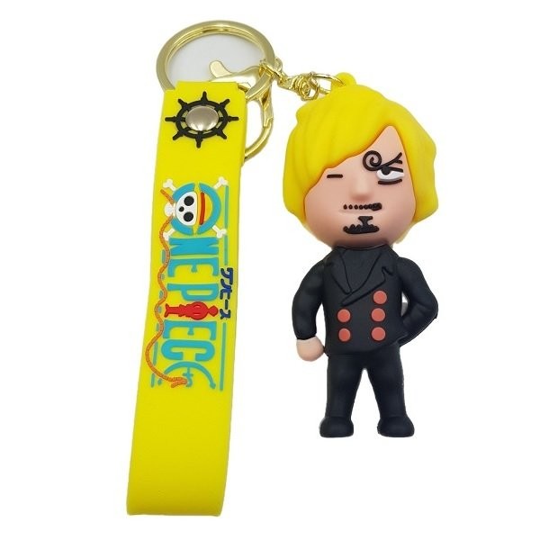 3D Μπρελόκ Σιλικόνης One Piece - Vinsmoke Sanji 8 εκ.