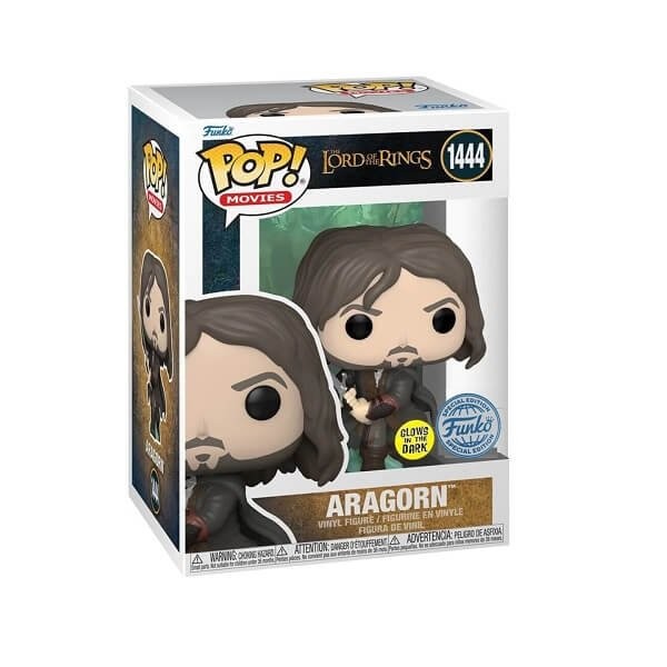 Funko POP Movies The Lord of the Rings - Aragorn 1444 GiTD Vinyl Figure Special Edition Exclusive