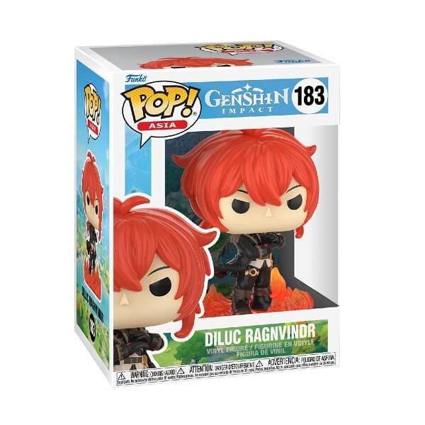 Funko POP Asia Genshin Impact - Diluc Ragnvindr 183 Vinyl Figure