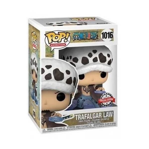 Funko POP Animation Bundle of 2 One Piece - Trafalgar Law 1016 & GitD Chase Vinyl Figure Special Edition Exclusive