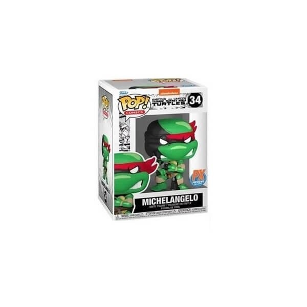 Funko POP Comics Teenage Mutant Ninja Turtles - Michelangelo 34 Vinyl Figure PX Previews Exclusive 