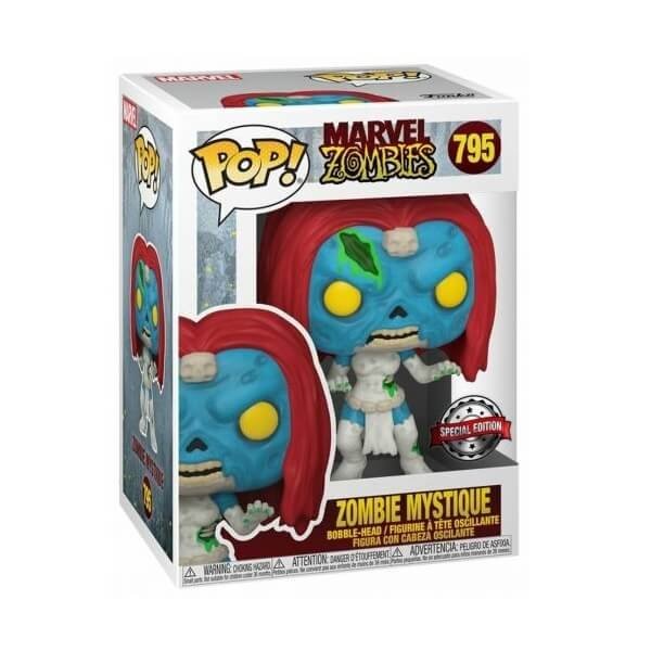 Funko POP Marvel Zombies - Zombie Mystique 795 Bobble-Head Special Edition Exclusive