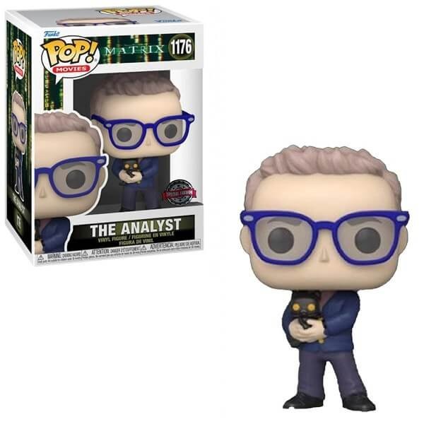 Funko POP Movies The Matrix Resurrections - The Analyst 1176 Vinyl Figure Special Edition