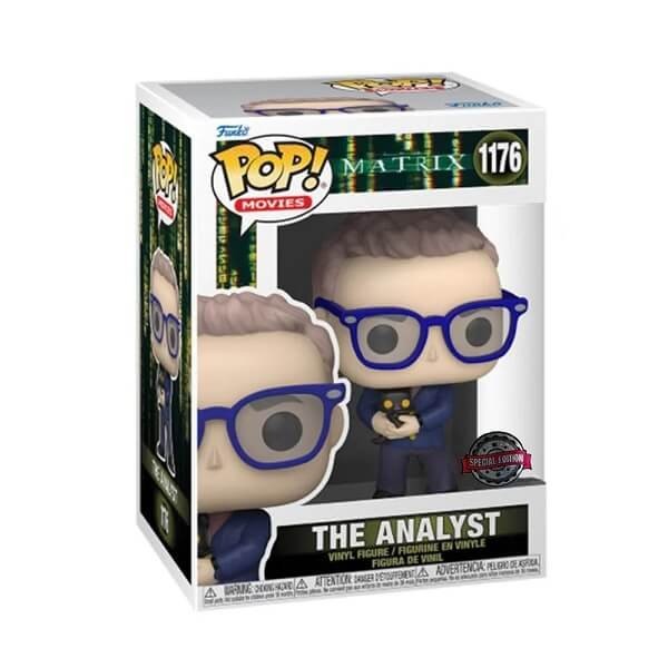 Funko POP Movies The Matrix Resurrections - The Analyst 1176 Vinyl Figure Special Edition