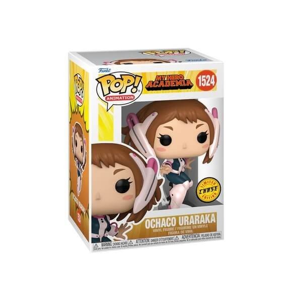 Funko POP Bundle of 2 Animation My Hero Academia - Ochaco Uraraka 1524 & Metallic Chase Vinyl Figures