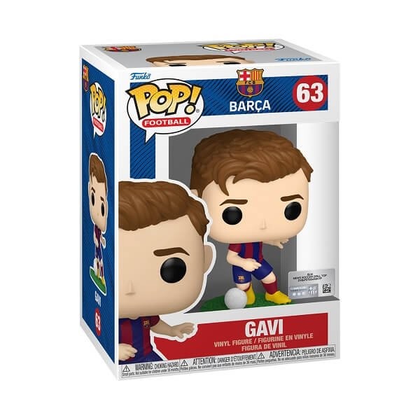 Funko Pop Football FC Barcelona - Gavi 63 Vinyl Figure