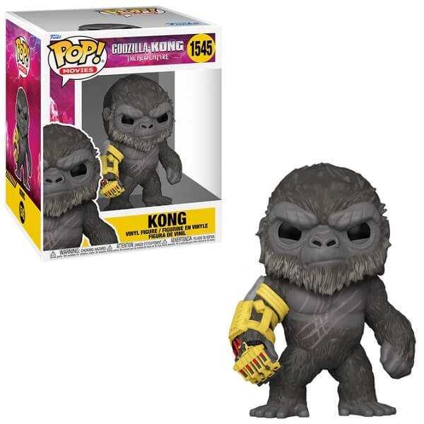 Funko POP Movies Godzilla x Kong: The New Empire - Kong 1545 Super-sized 6" Vinyl Figure