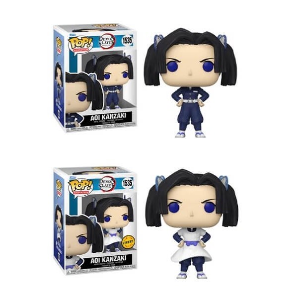 Funko POP Bundle of 2 Animation Demon Slayer - Aoi Kanzaki 1535 & Chase Vinyl Figures