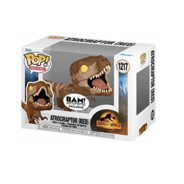 Funko POP Movies Jurassic World Dominion - Atrociraptor (Red) 1217 Vinyl Figure Bam Exclusive