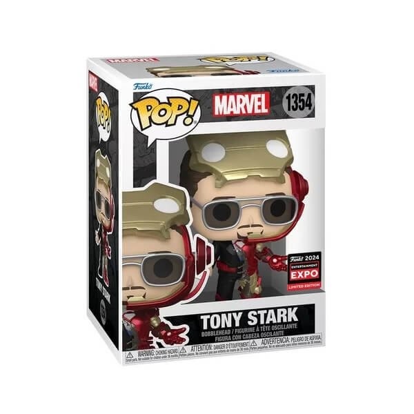 Funko POP Marvel - Tony Stark 1354 Bobble-Head 2024 Chicago Entertainment Expo Exclusive