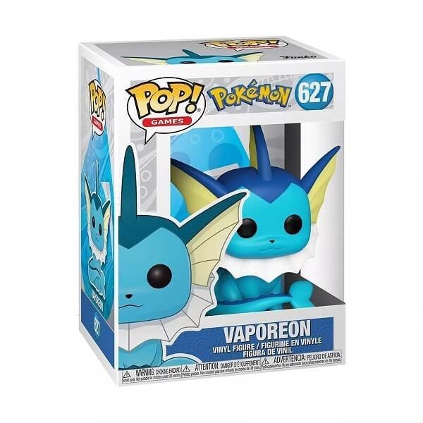 Funko POP Games Pokemon - Vaporeon 627 Vinyl Figure