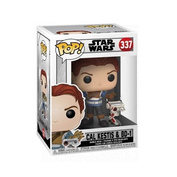 Funko POP Movies Star Wars - Cal Kestis & BD-1 337 Bobble-Head