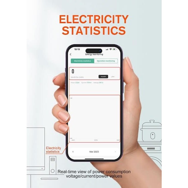 Smart Μονόπριζο με Διακόπτη - Λευκό