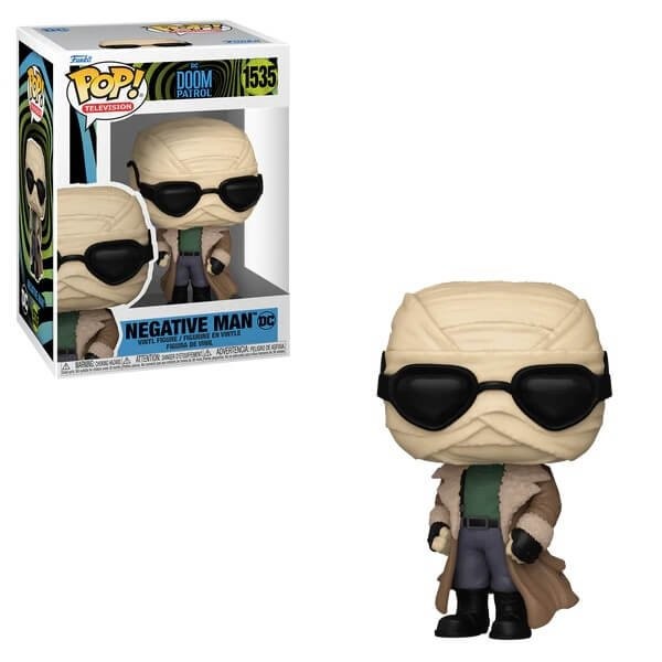 Funko POP Television DC Doom Patrol - Negative Man 1535 Vinyl Figure