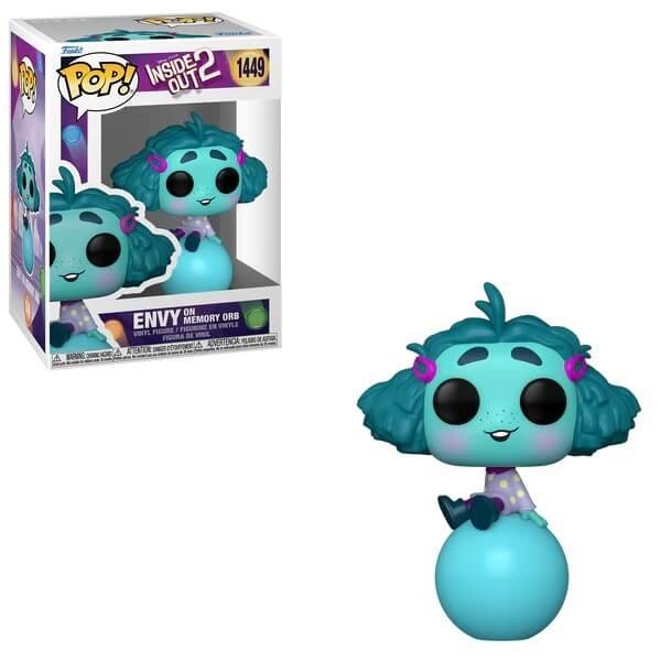 Funko POP Disney Inside Out 2 - Envy on Memory Orb 1449 Vinyl Figure
