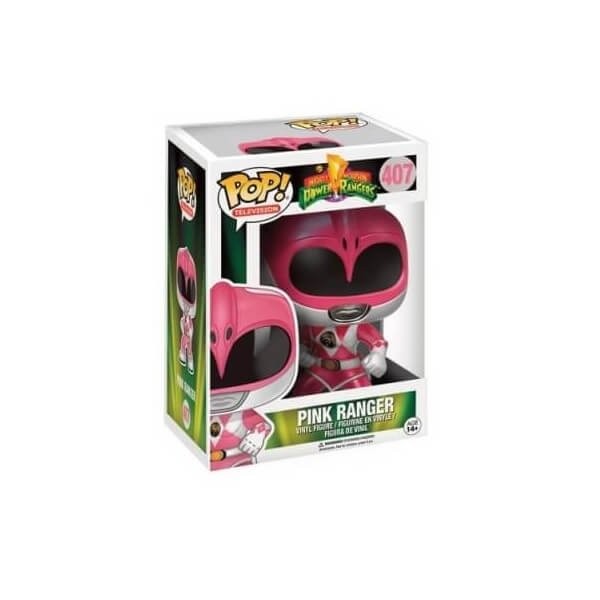 Funko POP Television Power Rangers - Pink Ranger Metallic 407 Vinyl Figure
