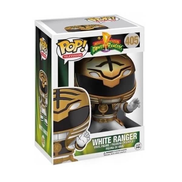 Funko POP Television Power Rangers - White Ranger 405 Vinyl Figure