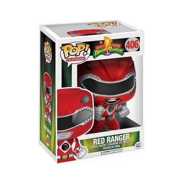 Funko POP Television Power Rangers - Red Ranger 406 Vinyl Figure