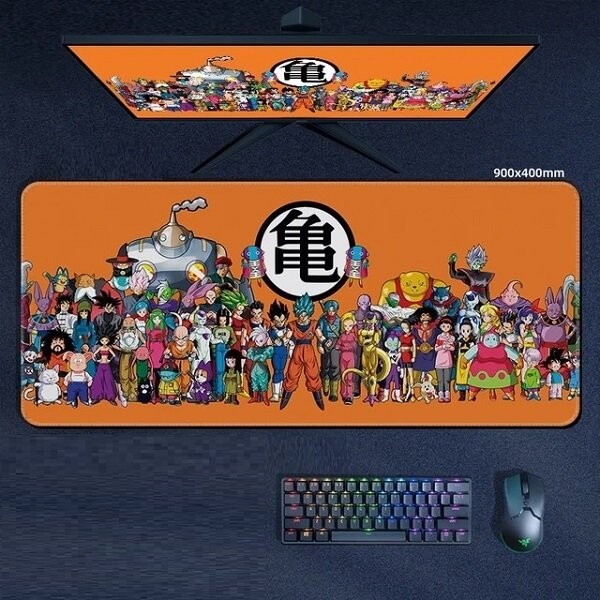 Αντιολισθητικό Anime Gaming MousePad XXL 40x90x3mm - Dragon Ball Characters
