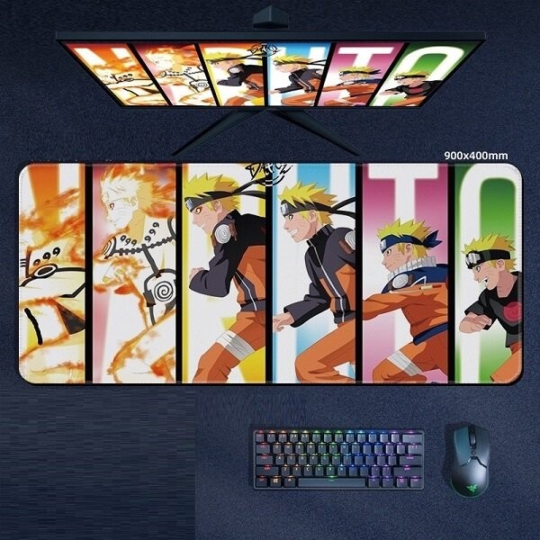 Αντιολισθητικό Anime Gaming MousePad XXL 40x90x3mm - Naruto