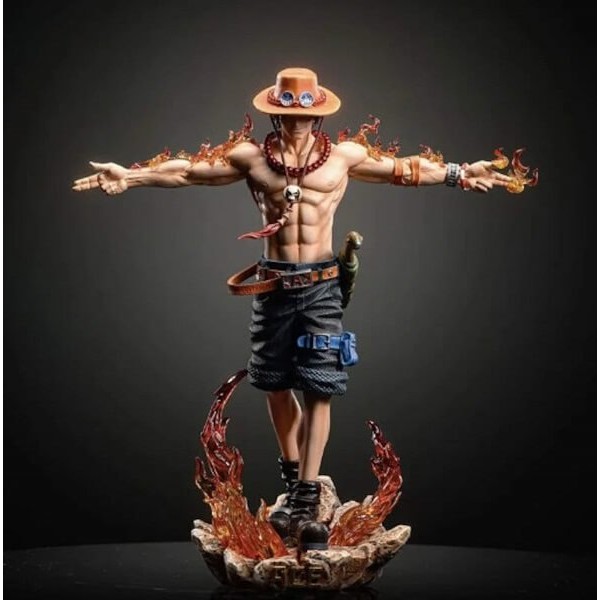 Φωτιζόμενη Συλλεκτική Φιγούρα One Piece - Portgas D. Ace - 29cm