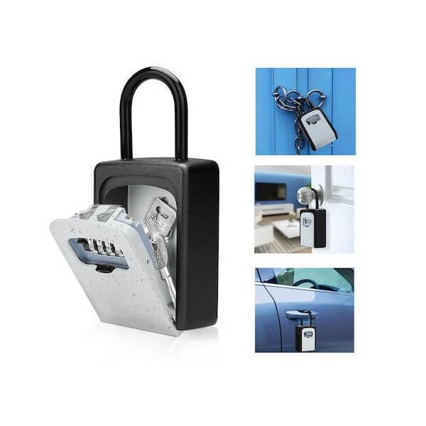 Κρεμαστή Κλειδοθήκη Επαναπρογραμματιζόμενη με Συνδιασμό 4 Ψηφίων