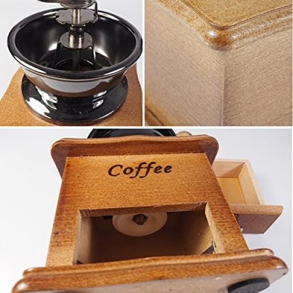 Χειροκίνητος Retro Μύλος Άλεσης Καφέ - Blonde