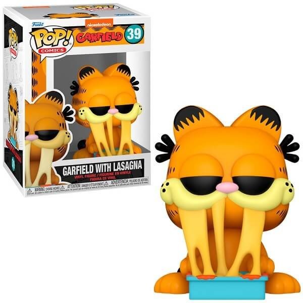 Funko POP Comics Garfield - Garfield with Lasagna 39 Vinyl Figure