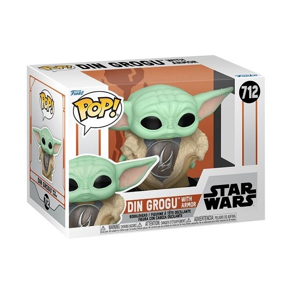 Funko POP Star Wars - Grogu with Armor 712 Bobble-Head