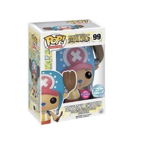 Funko POP Animation One Piece - TonyTony. Chopper Flocked 99 Vinyl Figure Special Edition Exclusive 