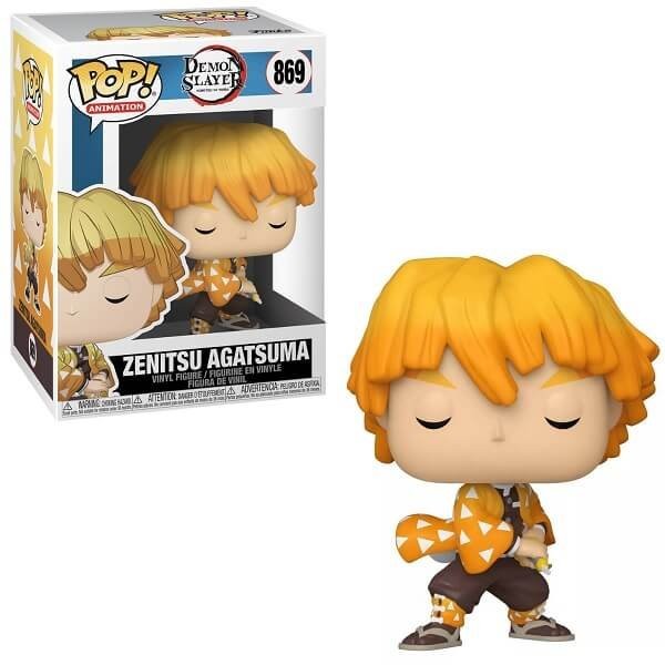 Funko POP Animation Demon Slayer - Zenitsu Agatsuma 869 Vinyl Figure