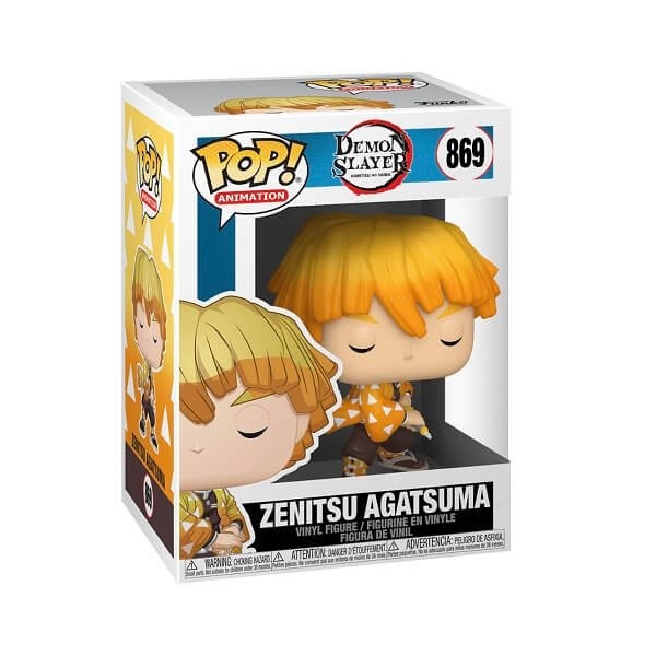 Funko POP Animation Demon Slayer - Zenitsu Agatsuma 869 Vinyl Figure