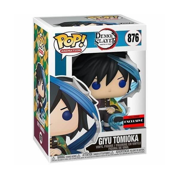 Funko POP Animation Demon Slayer - Giyu Tomioka 876 Vinyl Figure AAA Anime Exclusive