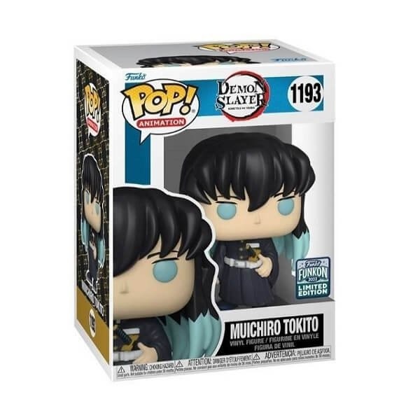 Funko POP Animation Demon Slayer - Muichiro Tokito 1193 Vinyl Figure Funkon 2022 Exclusive