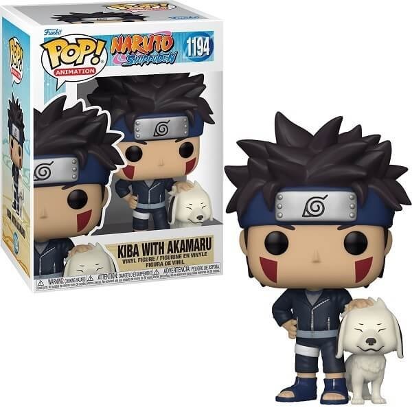 Funko POP Animation Naruto Shippuden - Kiba With Akamaru 1194 Vinyl Figure