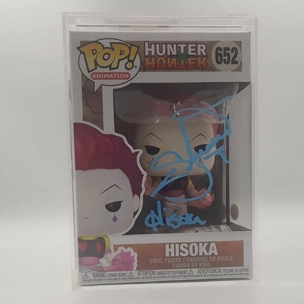 Funko POP Animation Hunter X Hunter - Hisoka 652 Vinyl Figure (Signed by Keith Silverstein)