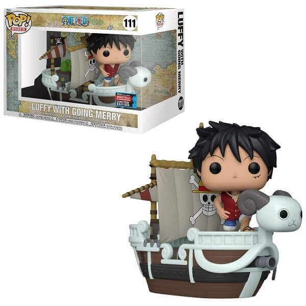 Funko POP Rides One Piece - Luffy With Going Merry 111 Vinyl Figure Special Edition Fall Convention 2022 Exclusive