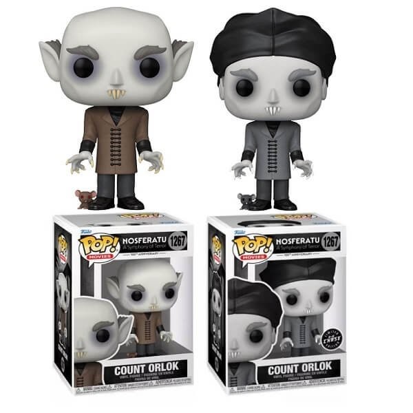 Funko POP Bundle of 2 Movies Nosferatu A Symphony of Horror - Count Orlok & Chase 1267 Vinyl Figure