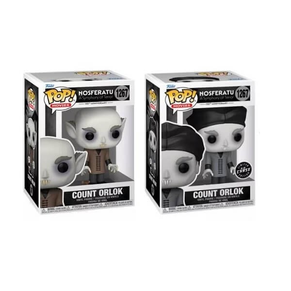 Funko POP Bundle of 2 Movies Nosferatu A Symphony of Horror - Count Orlok & Chase 1267 Vinyl Figure