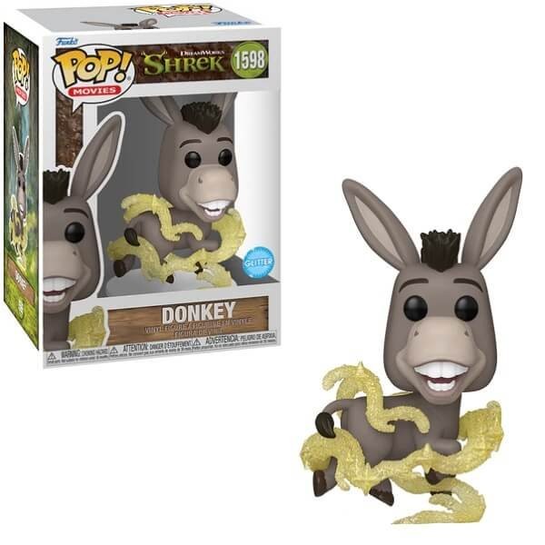 Funko POP Movies Shrek - Donkey Glitter 1598 Vinyl Figure