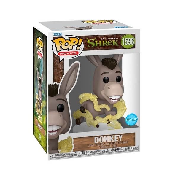 Funko POP Movies Shrek - Donkey Glitter 1598 Vinyl Figure