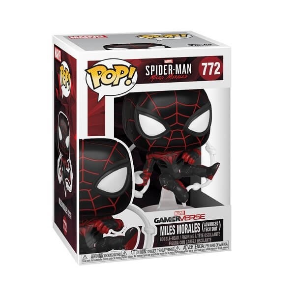 Funko POP Marvel GamerVerse Spider-Man 2 - Miles Morales Advanced Tech Suit 772 Bobble-Head