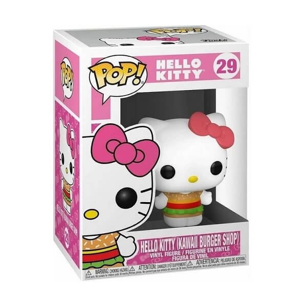 Funko POP Hello Kitty - Hello Kitty (Kawaii Burger Shop) 29 Vinyl Figure