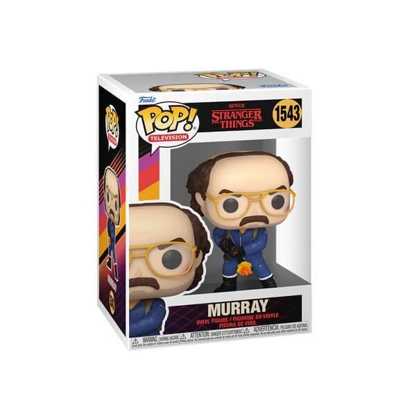 Funko POP Television Stranger Things - Murray 1543 Vinyl Figure